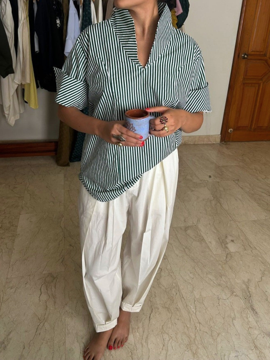High Collar Shirt